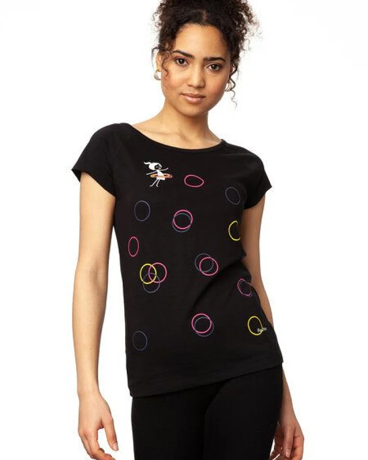 FellHerz Damen T-Shirt Sporty Girl Bio & Fair & Vegan