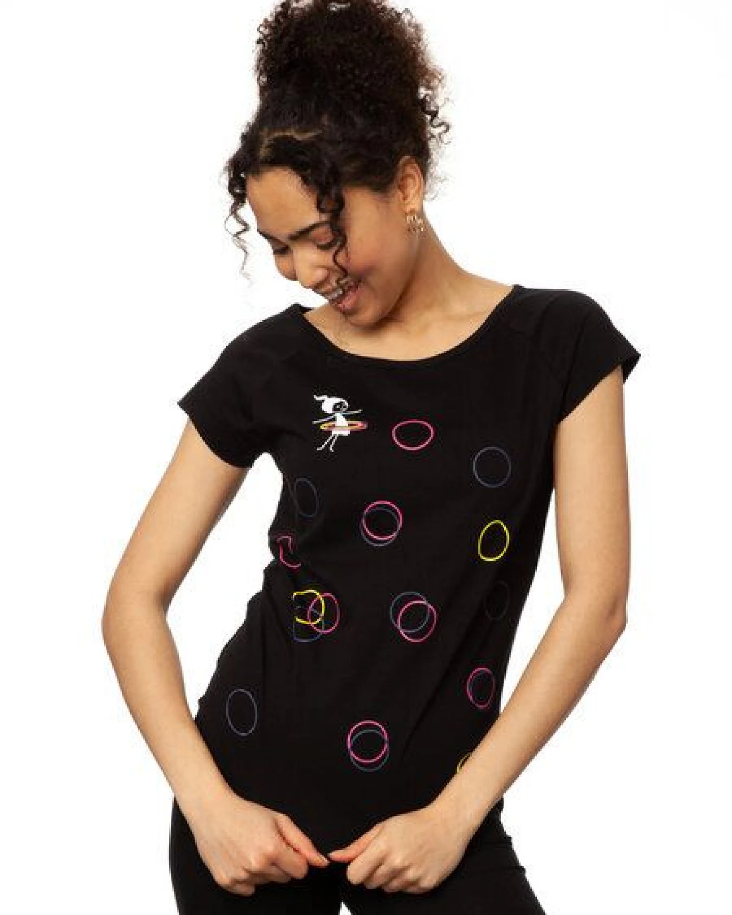 FellHerz Damen T-Shirt Sporty Girl Bio & Fair & Vegan – Ansicht 2