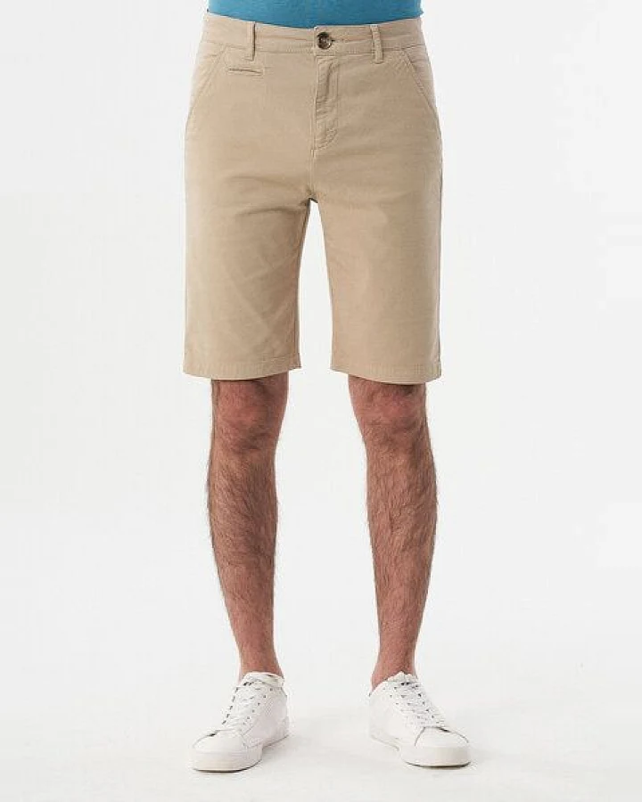 ORGANICATION Slim Chino-Shorts aus Bio-Baumwolle