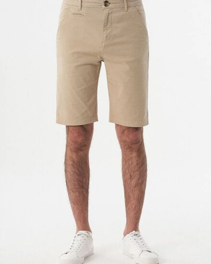 ORGANICATION Slim Chino-Shorts aus Bio-Baumwolle