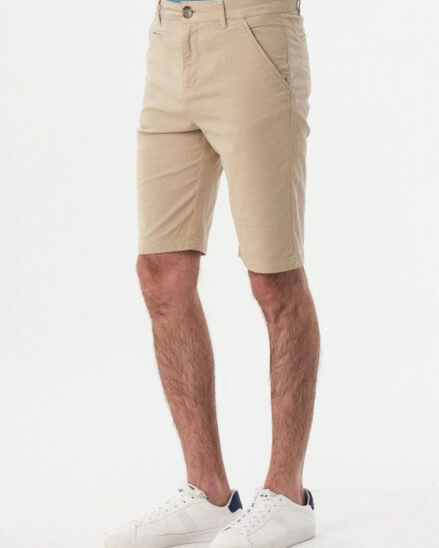 ORGANICATION Slim Chino-Shorts aus Bio-Baumwolle – Ansicht 2