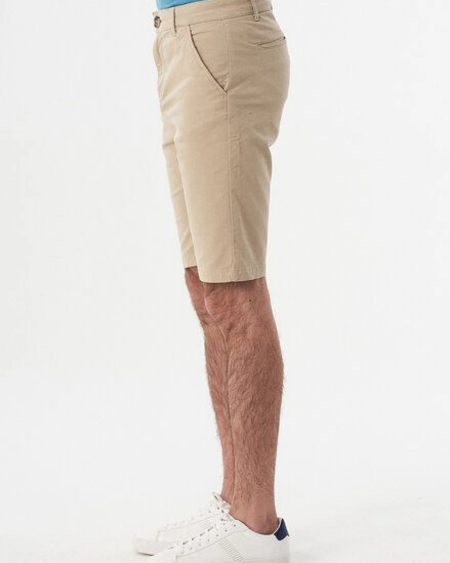 ORGANICATION Slim Chino-Shorts aus Bio-Baumwolle – Ansicht 3