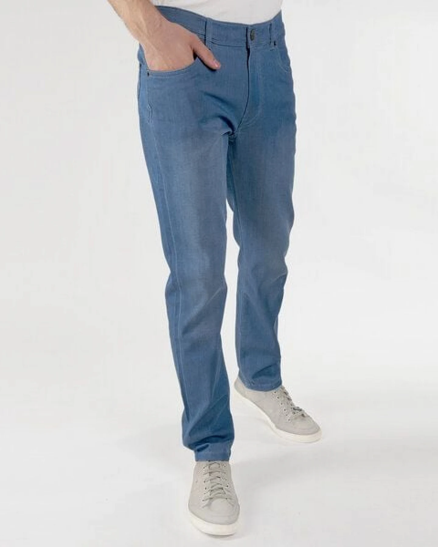 fairjeans Sommer Jeans "REGULAR SUMMER" aus hellem Bio-Baumwoll-Denim – Ansicht 2