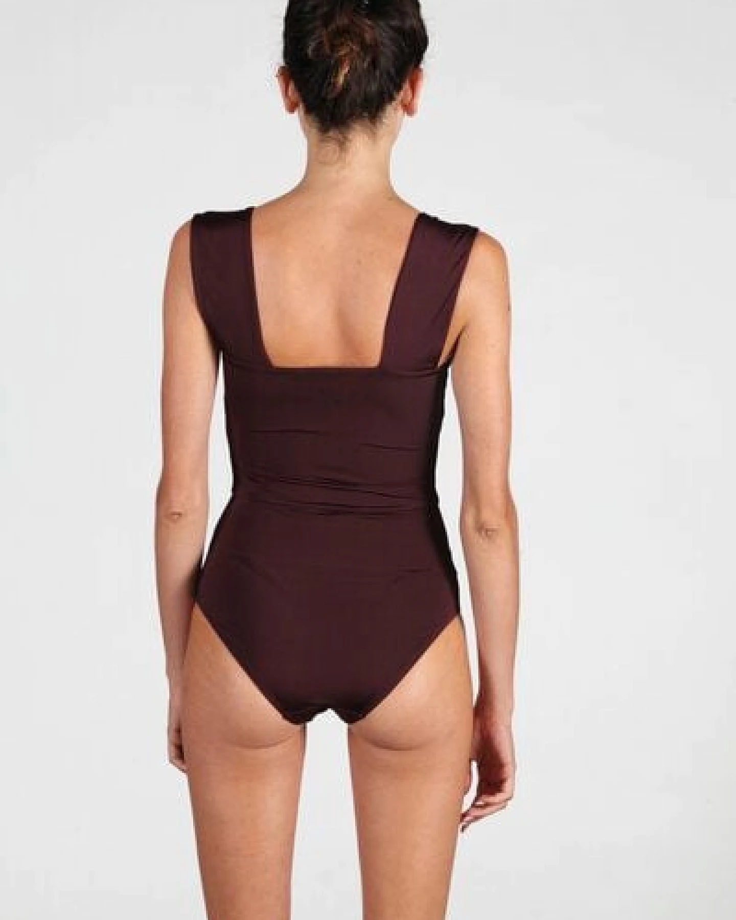 RENDL Swimsuit No.6 - minimalistischer Badeanzug mit breiten Trägern für alle Größen – Ansicht 3
