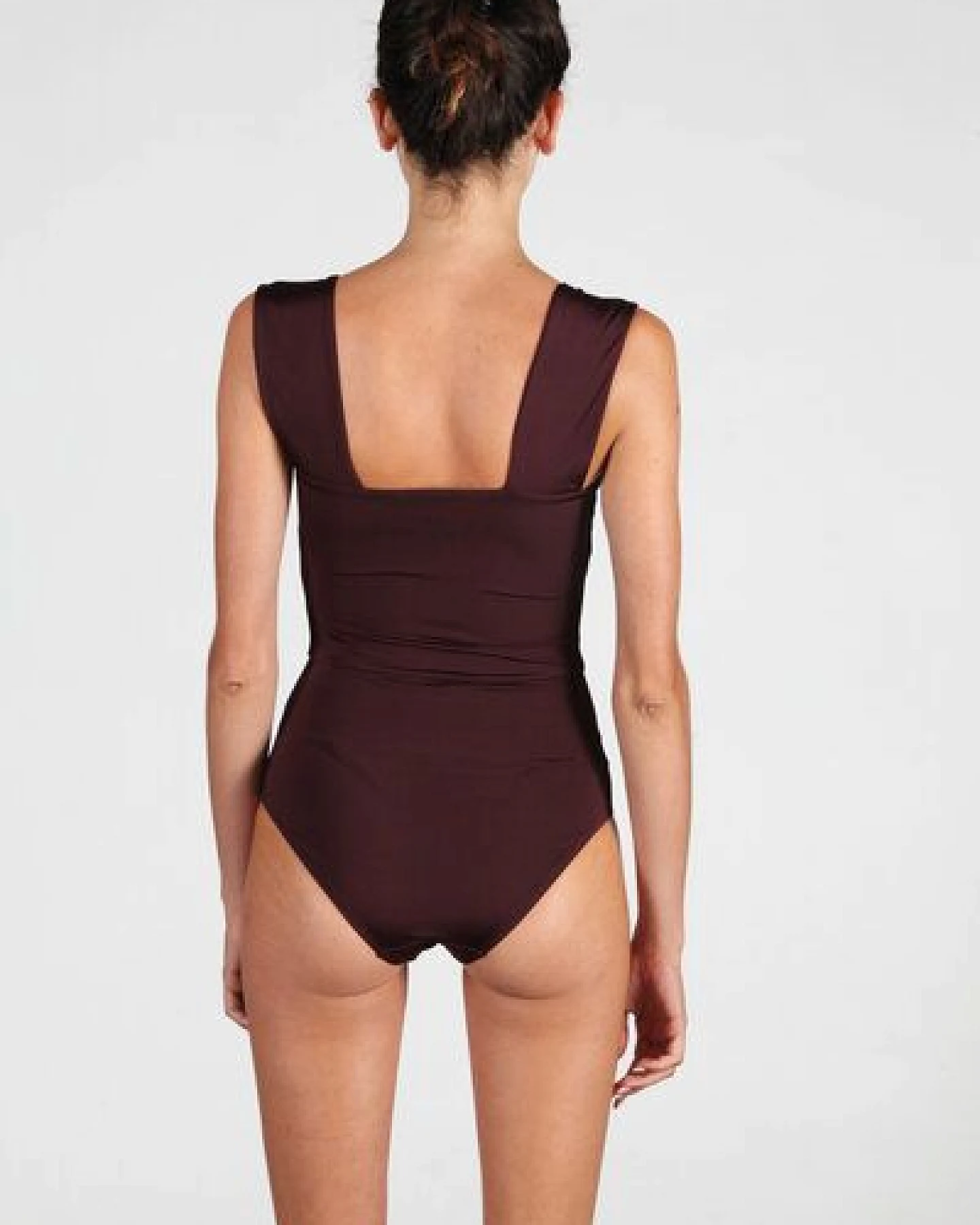RENDL Swimsuit No.6 - minimalistischer Badeanzug mit breiten Trägern für alle Größen – Ansicht 3