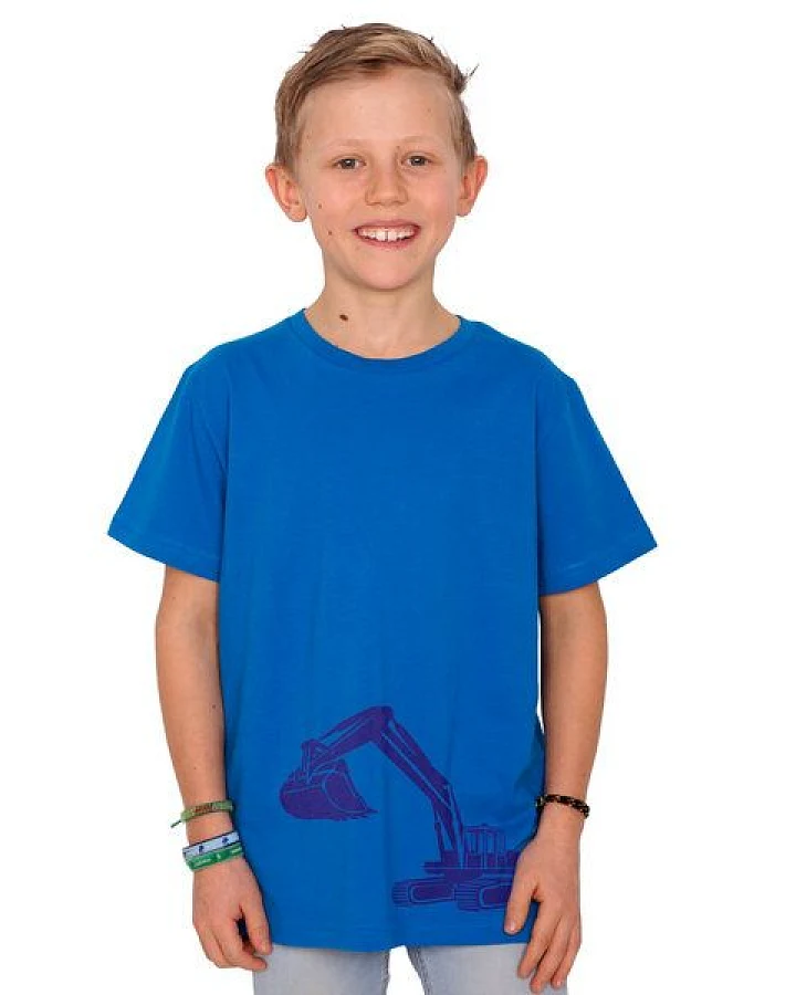 HANDGEDRUCKT "Bagger" Unisex Kinder T-Shirt