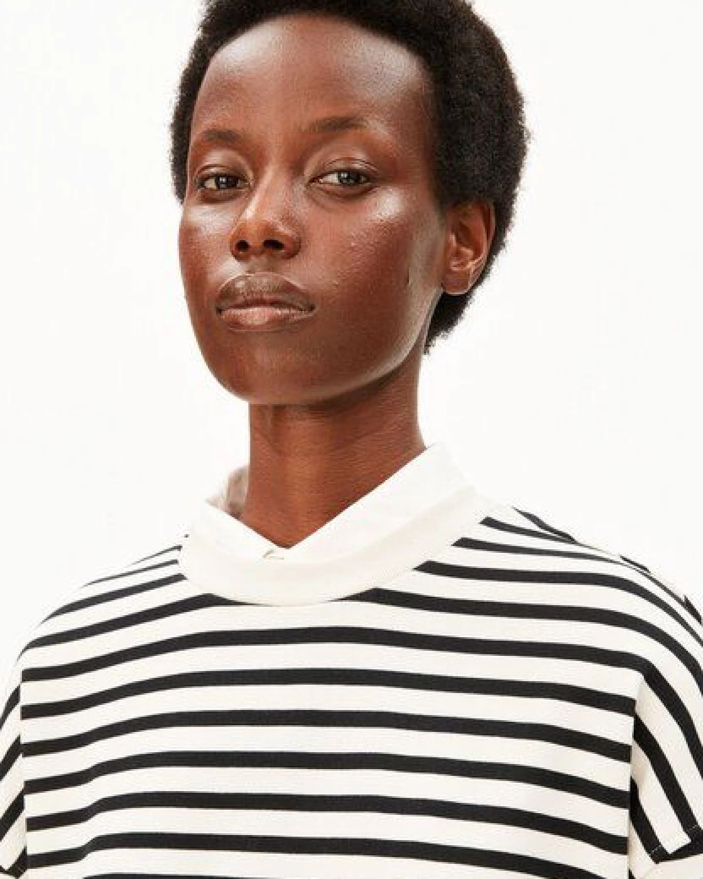ARMEDANGELS FRANKAA MAARLEN STRIPE Damen Sweatshirt aus Bio-Baumwolle – Ansicht 3