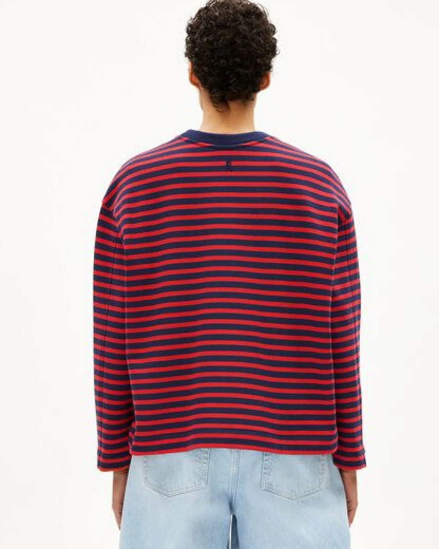 ARMEDANGELS FRANKAA MAARLEN STRIPE Damen Sweatshirt aus Bio-Baumwolle – Ansicht 2