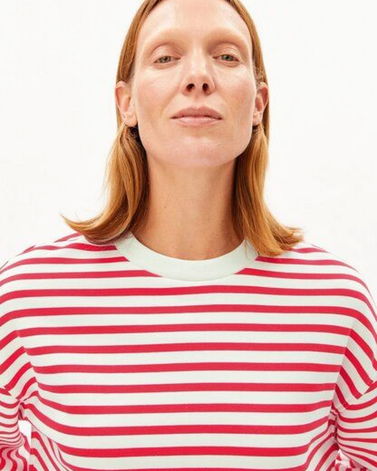 ARMEDANGELS FRANKAA MAARLEN STRIPE Damen Sweatshirt aus Bio-Baumwolle – Ansicht 3