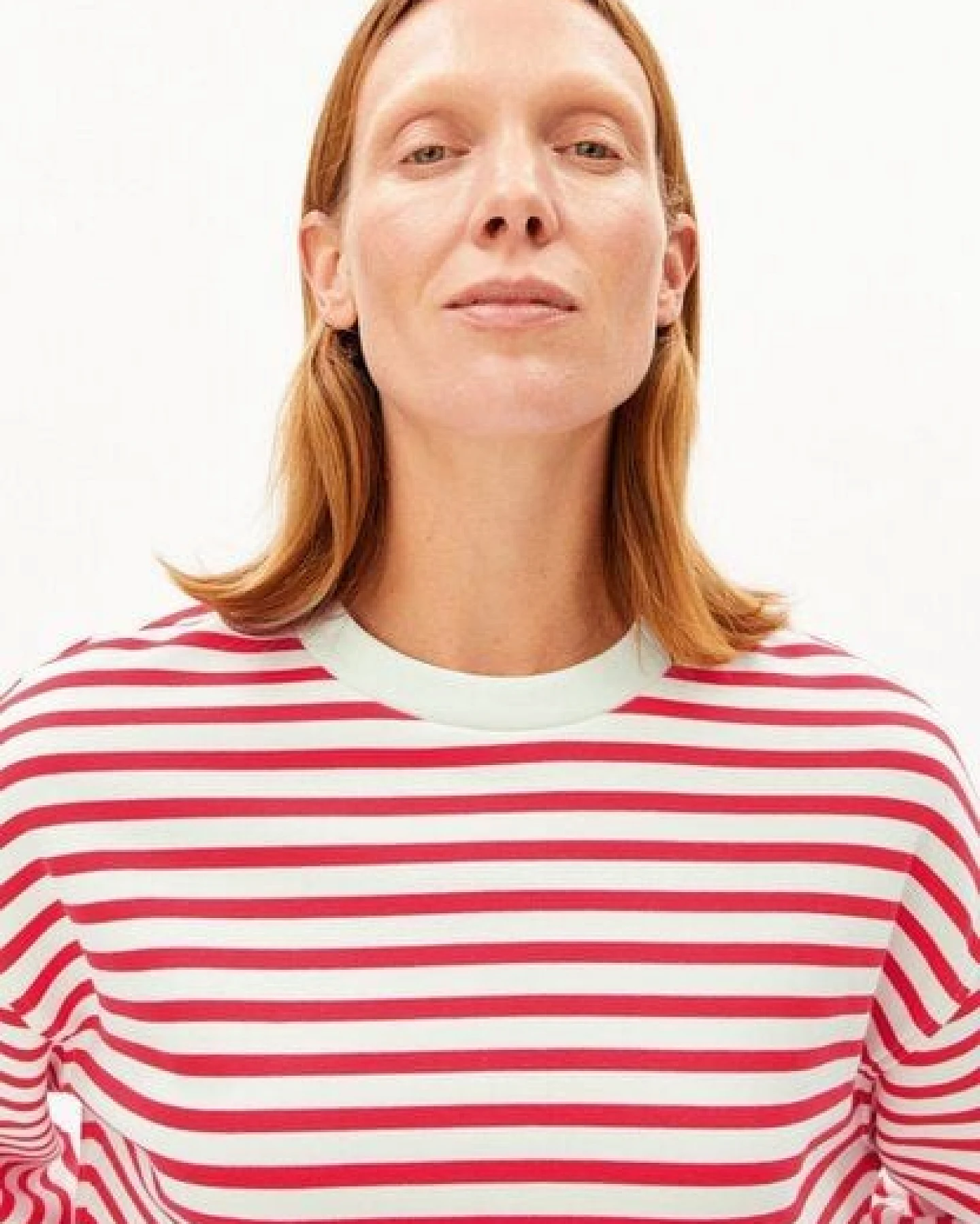 ARMEDANGELS FRANKAA MAARLEN STRIPE Damen Sweatshirt aus Bio-Baumwolle – Ansicht 3