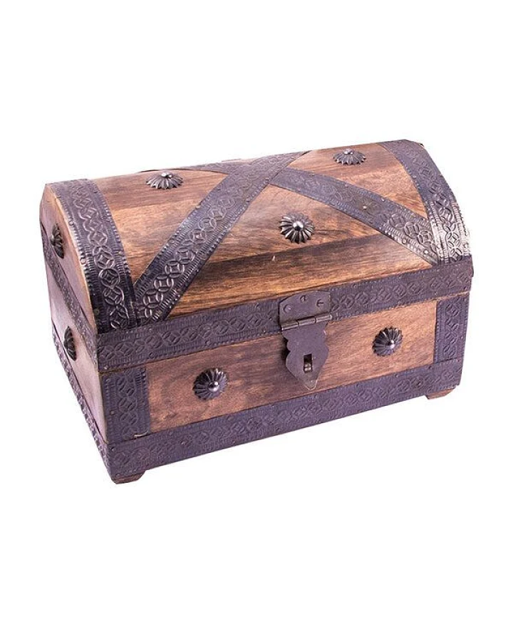 Mitienda Shop Piratentruhe aus Holz Antikoptik