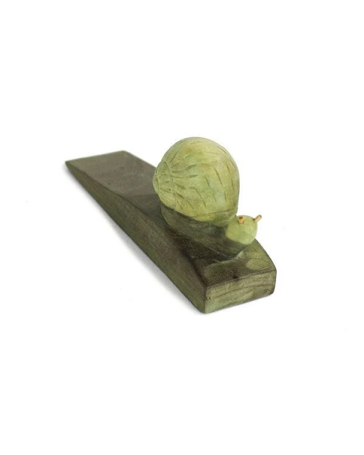 Mitienda Shop Türstopper aus Holz Schnecke