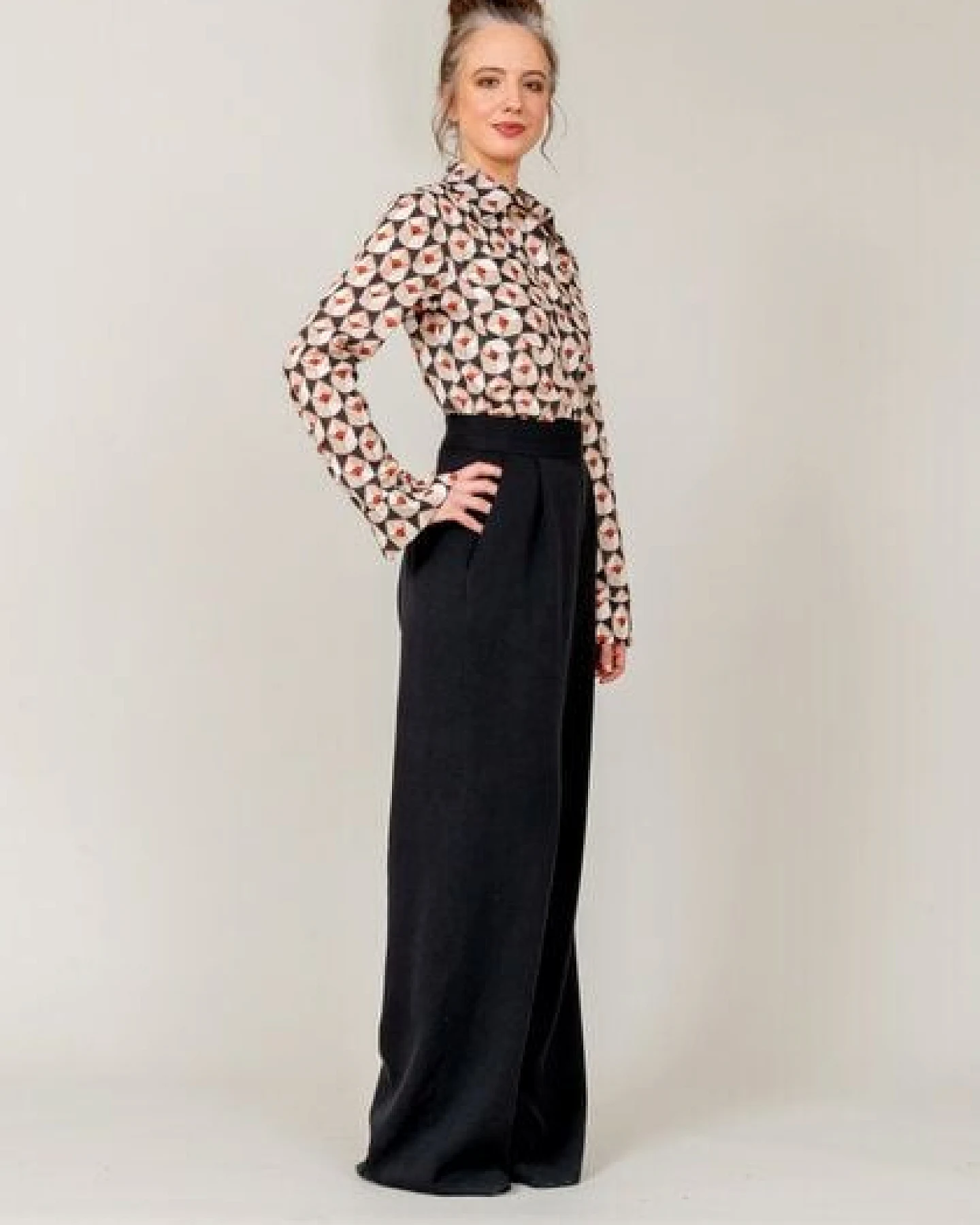 Atelier SNOW Marlenehose Elena aus Bio Lyocell – Ansicht 4
