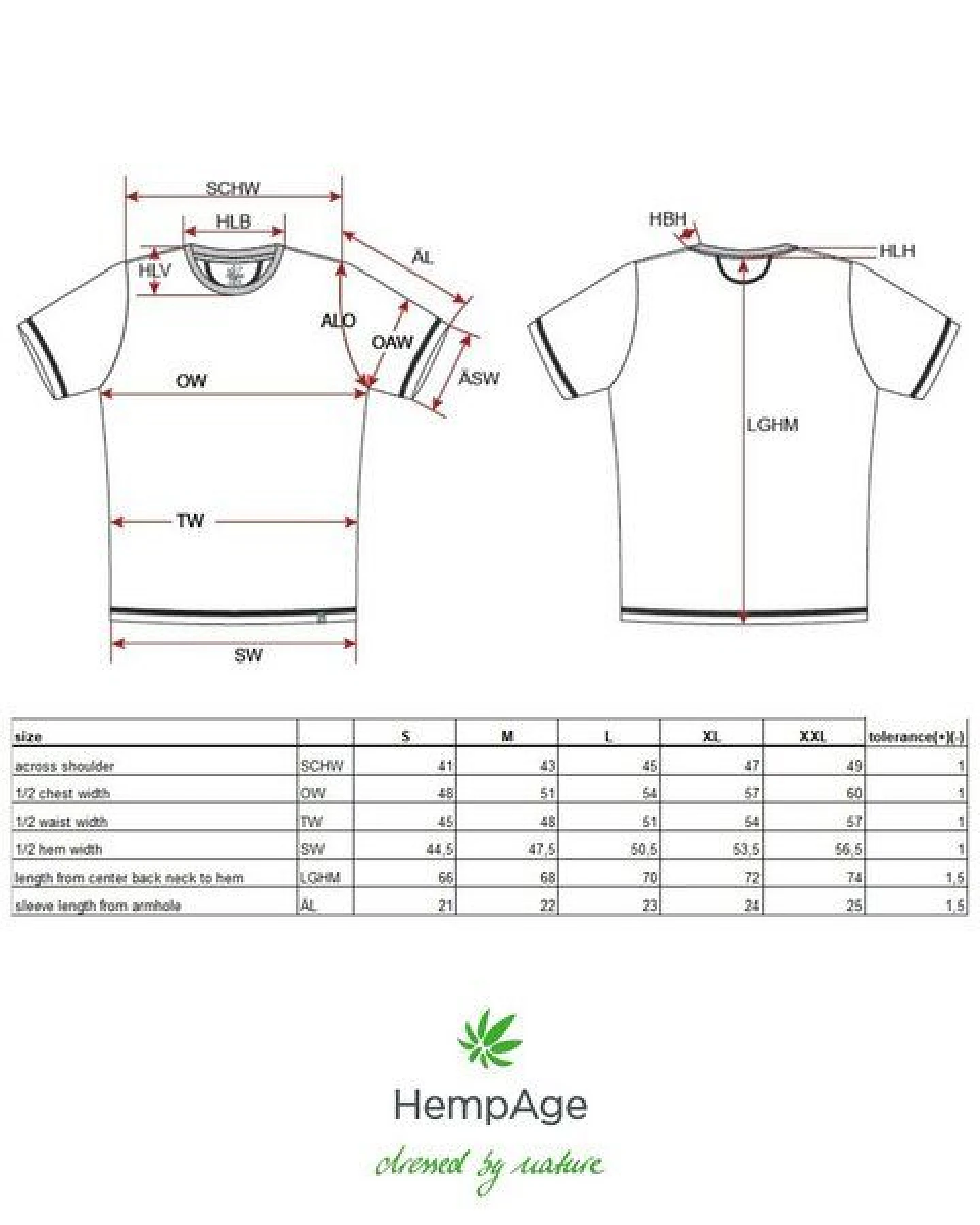 HempAge Herren T-Shirt Hanf/Bio-Baumwolle – Ansicht 3