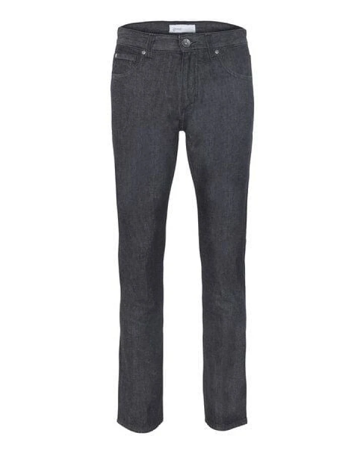 goodsociety Mens Slim Straight Jeans Black Light One Wash