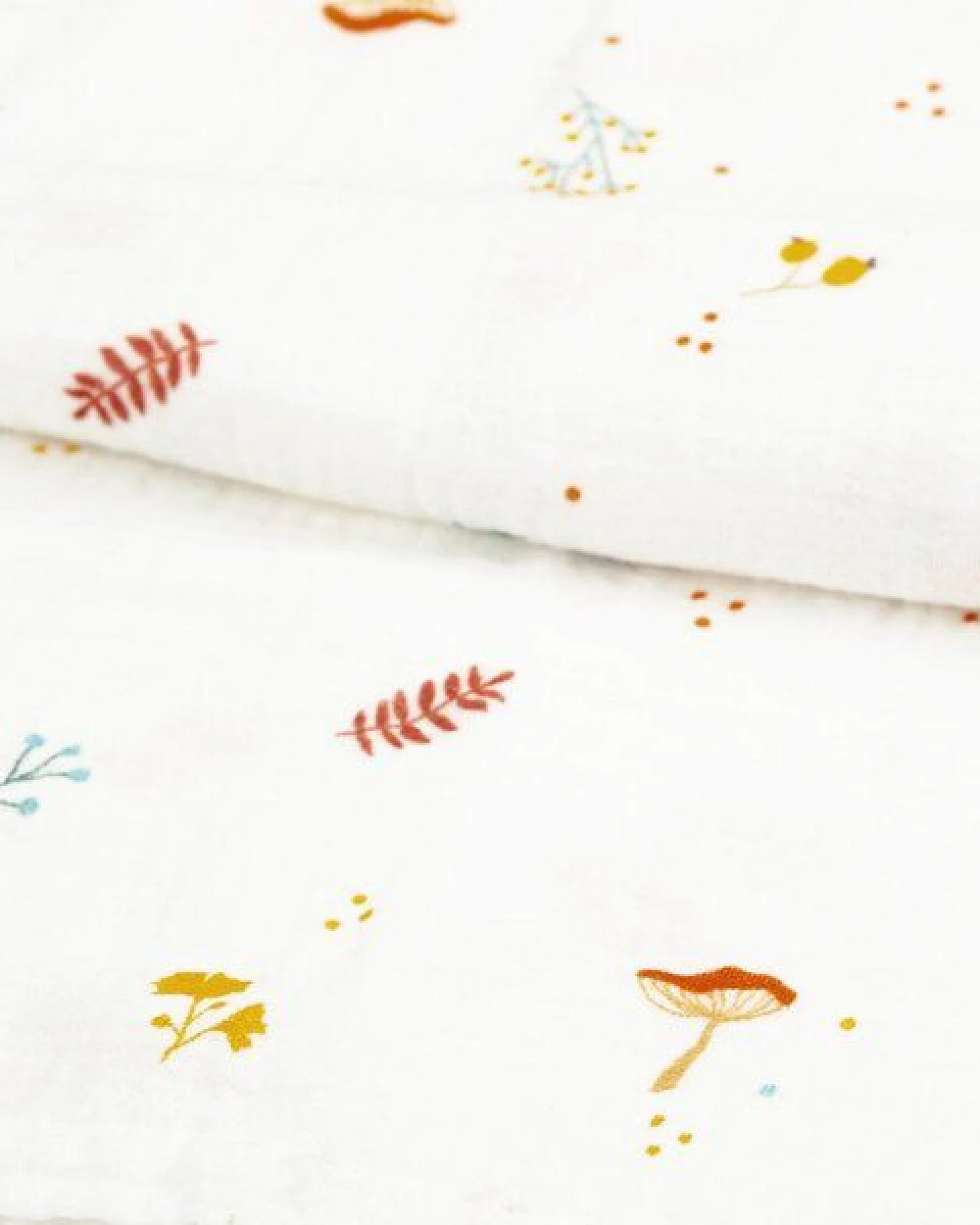 Little Boar Baby Musselintuch I Forest & Flowers – Ansicht 2