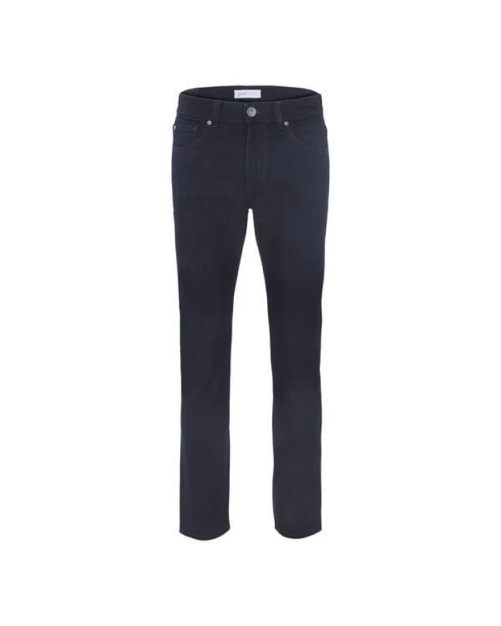 goodsociety Mens Slim Straight Jeans Dark Blue One Wash