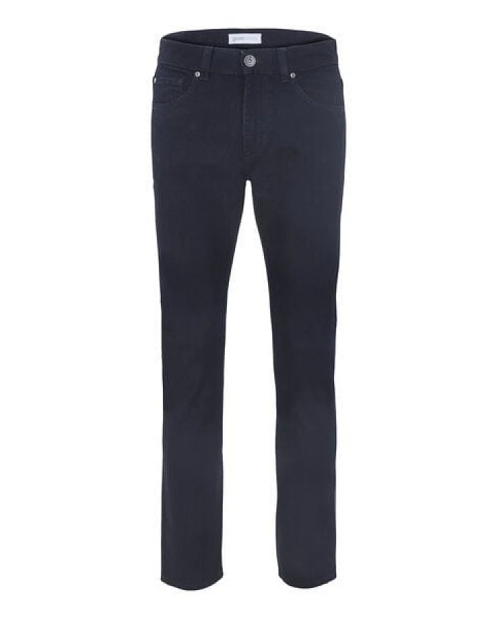 goodsociety Mens Slim Straight Jeans Dark Blue One Wash