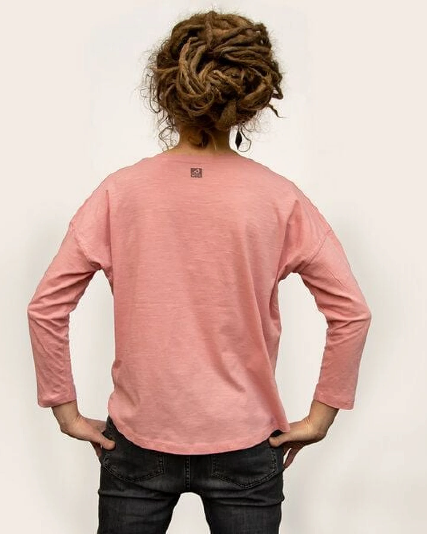 Cmig Erle mit Elster 3/4-Ärmel-T-Shirt in canyon pink – Ansicht 3