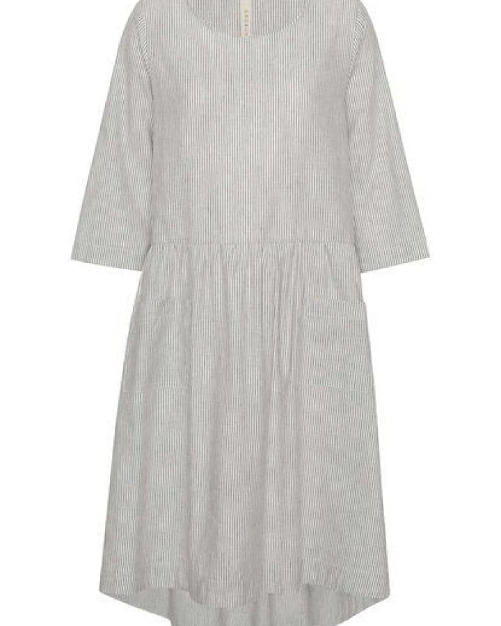 GROBUND Das Kleid Nuka - GOTS zertifiziert aus 60% leinen/40% Bio-Baumwolle