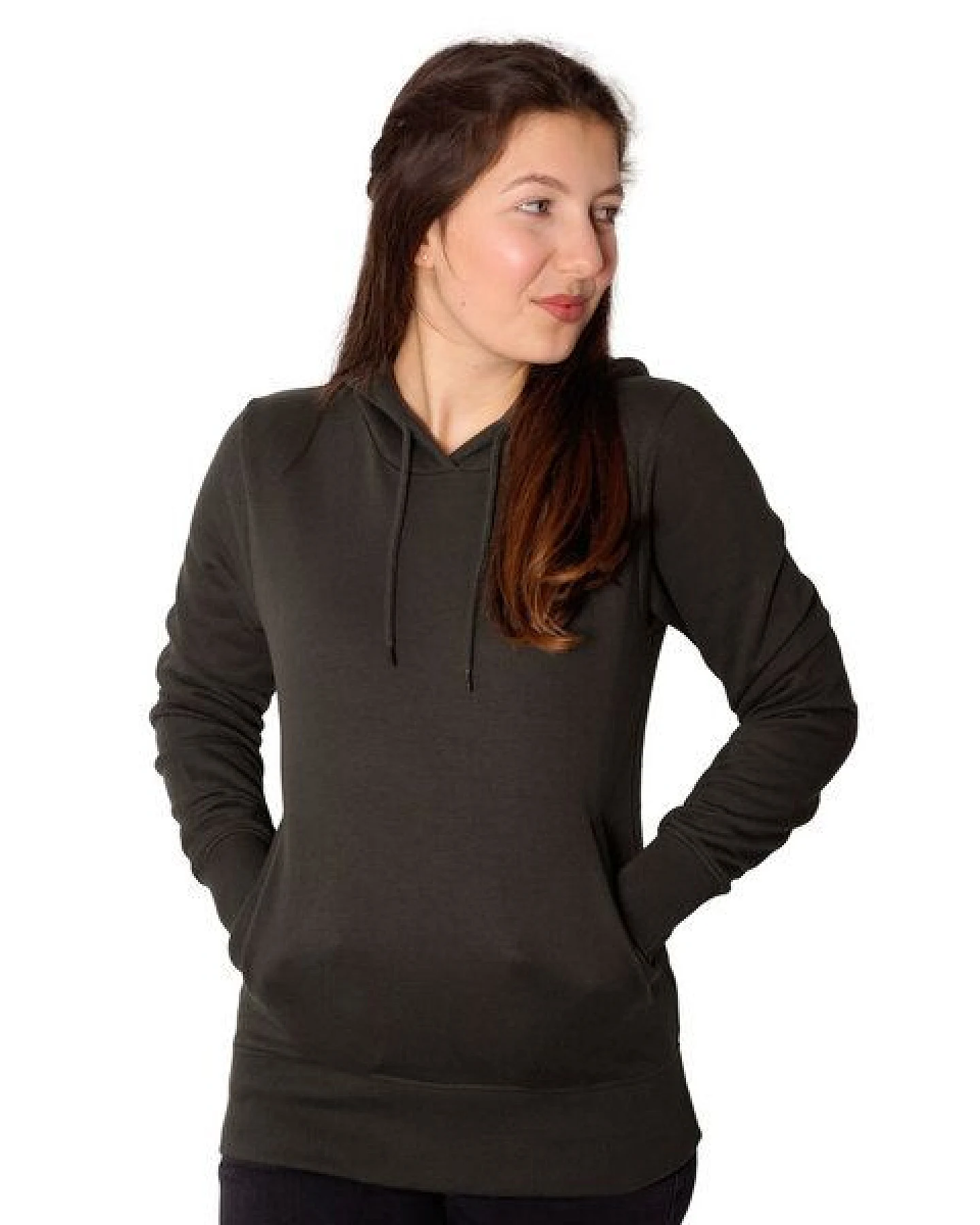 HANDGEDRUCKT "Butterfly 01" Frauen-Hoody – Ansicht 2