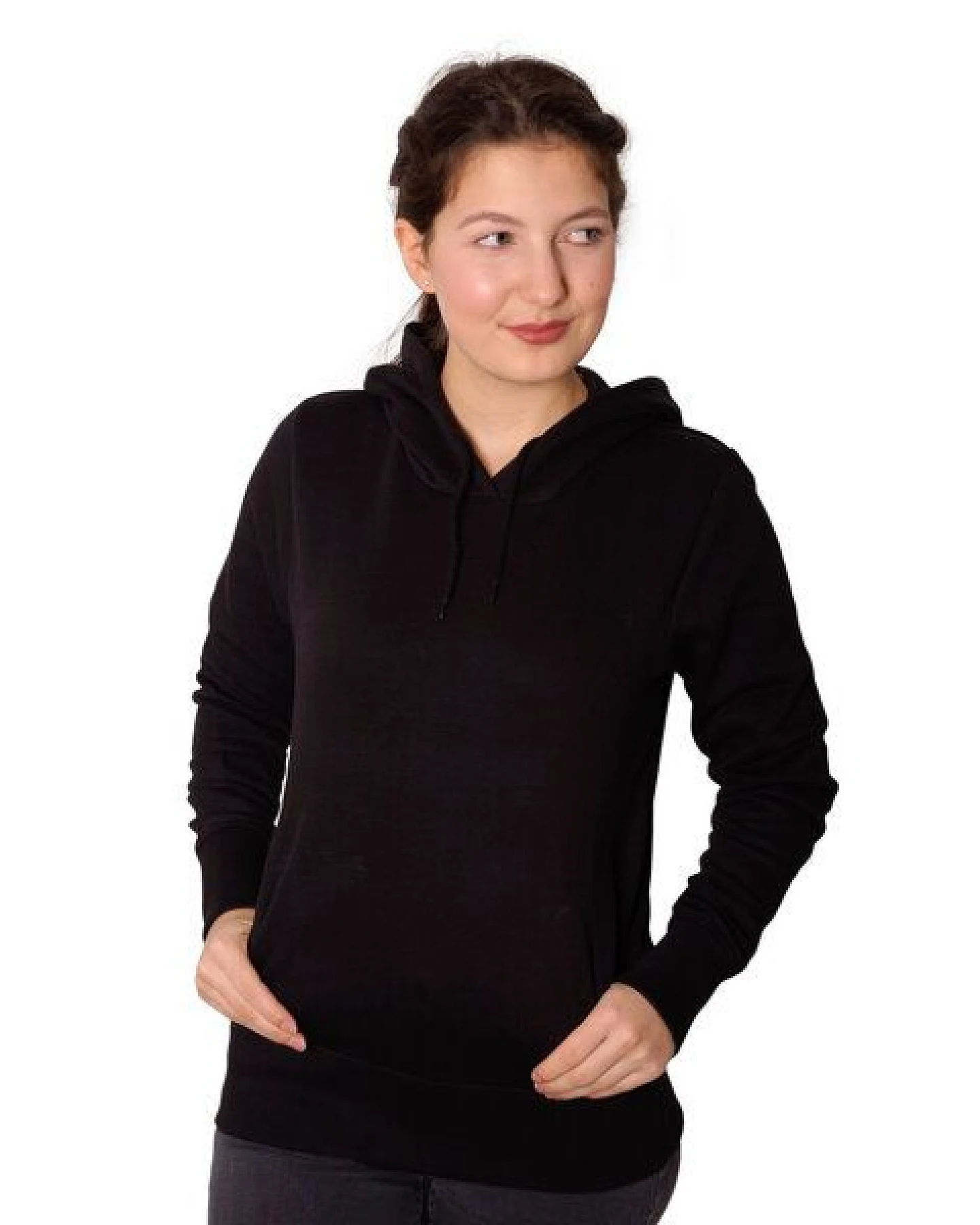 HANDGEDRUCKT "Butterfly 01" Frauen-Hoody – Ansicht 2