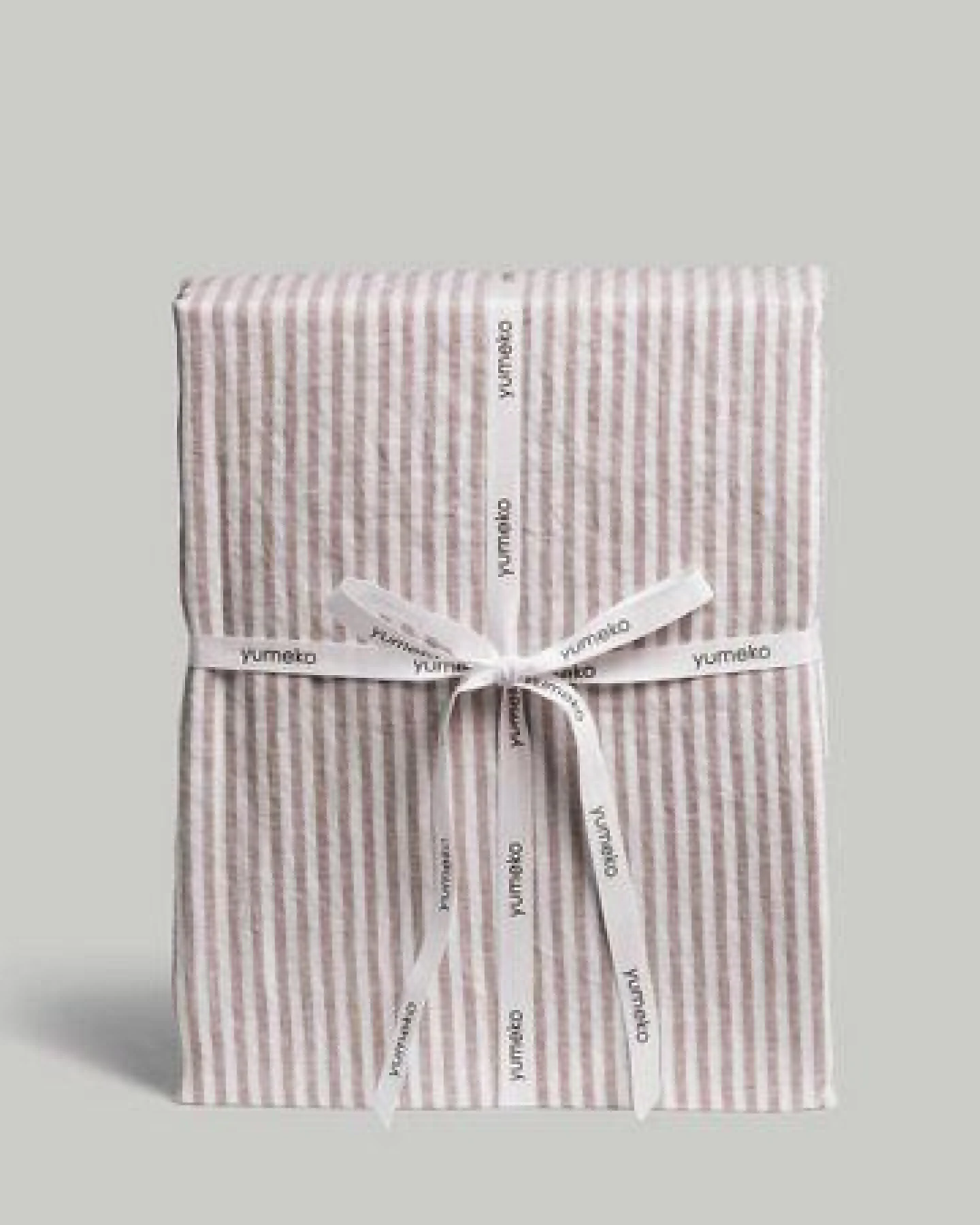 Yumeko Bettwäsche Gewaschenes Leinen Stripe – Ansicht 3