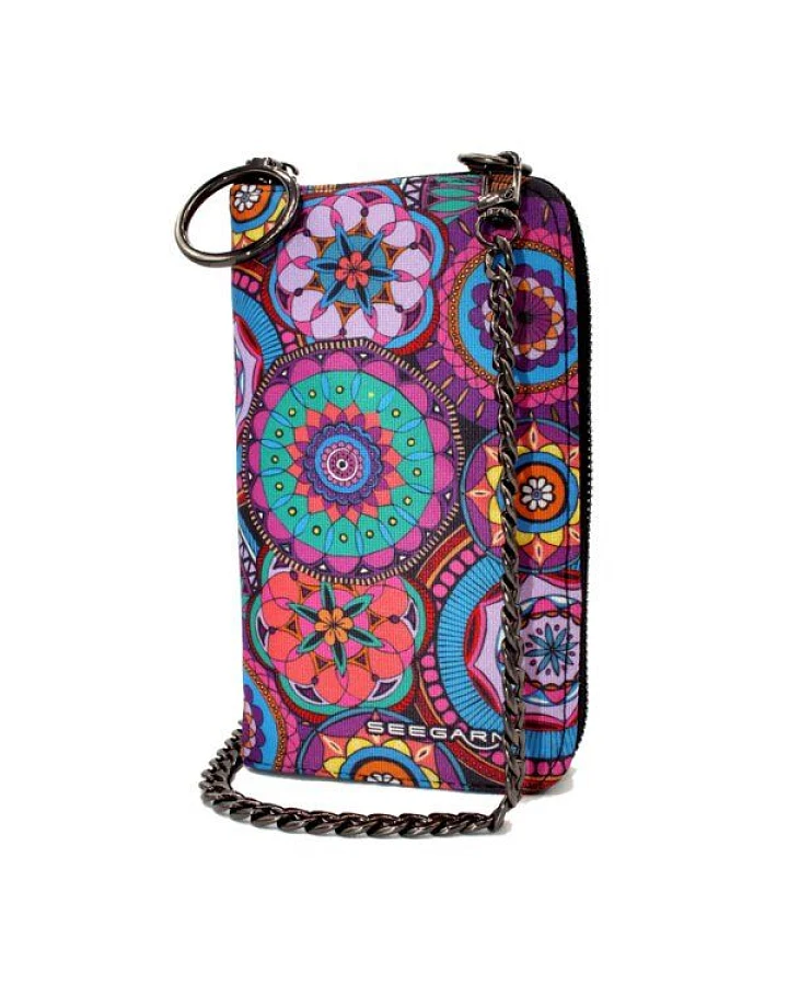 Seegarn-Täschle / 2in1 Handy-Tasche und Geldbeutel (MB02)