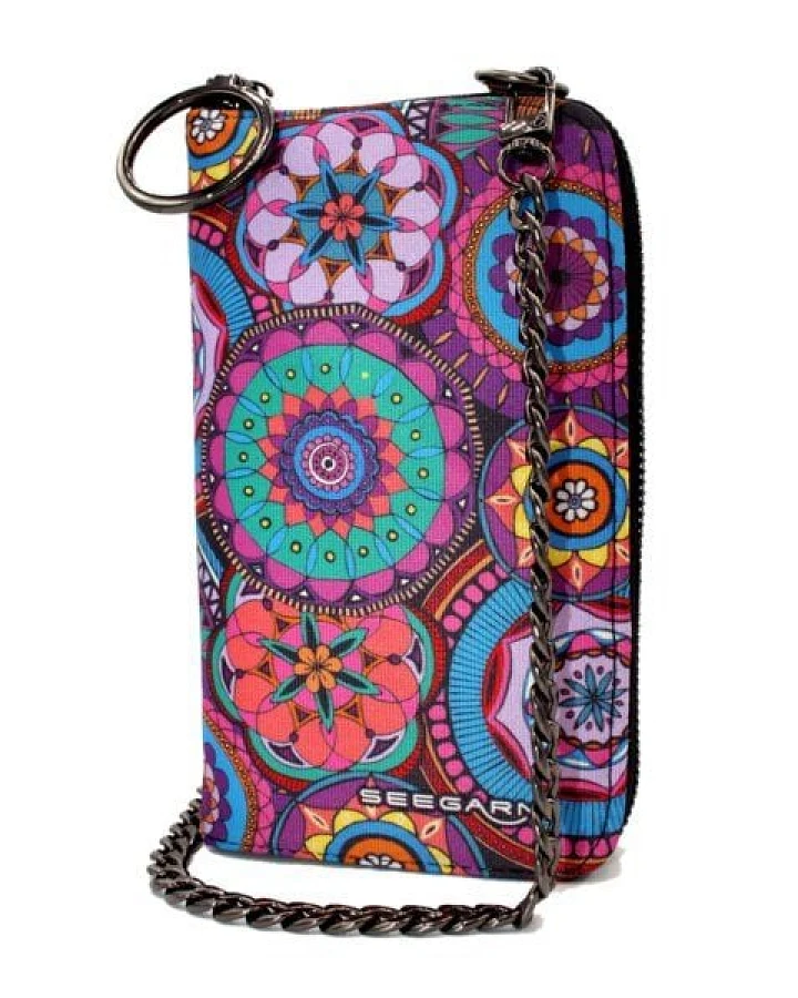 Seegarn-Täschle / 2in1 Handy-Tasche und Geldbeutel (MB02)