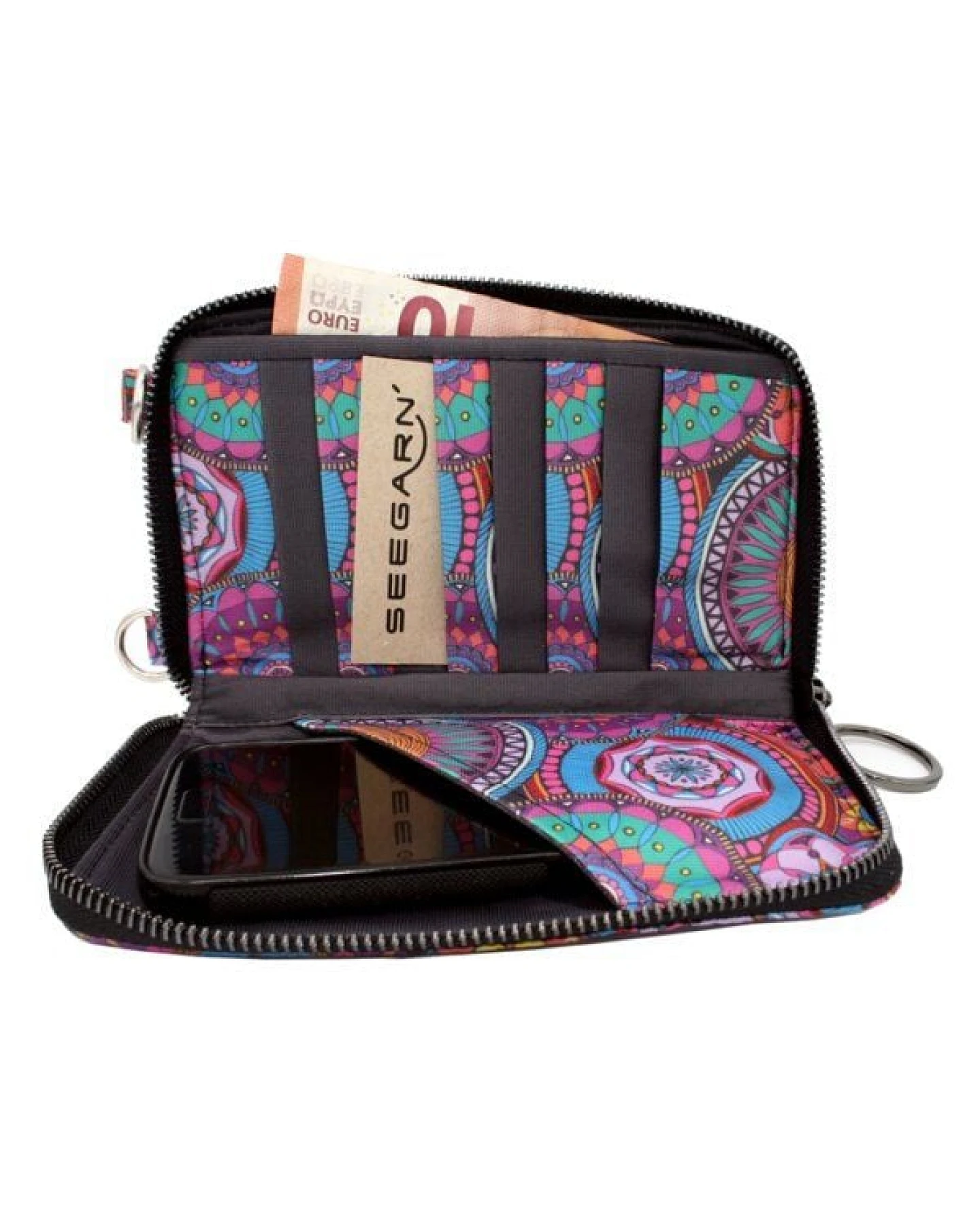 Seegarn-Täschle / 2in1 Handy-Tasche und Geldbeutel (MB02) – Ansicht 4