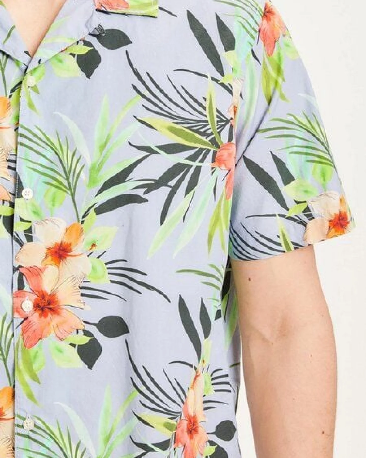 KnowledgeCotton Apparel KCA Hemd wave cuban collar – Ansicht 4