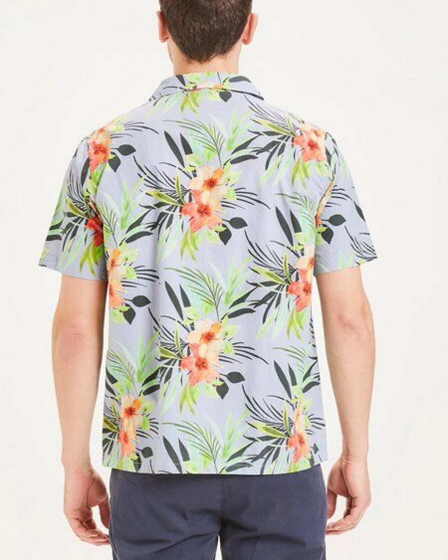 KnowledgeCotton Apparel KCA Hemd wave cuban collar – Ansicht 2