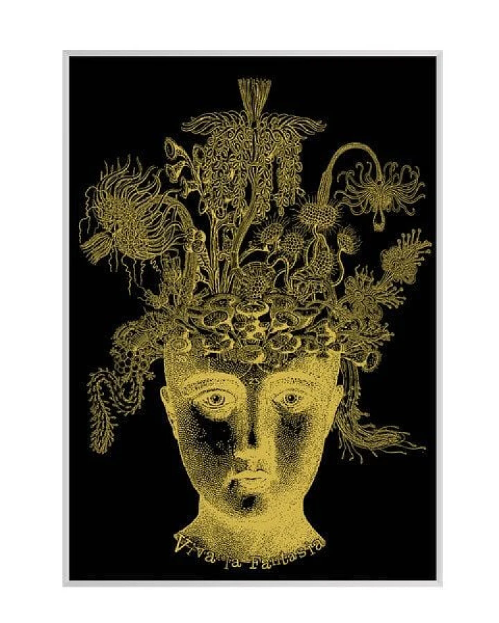 HANDGEDRUCKT "Viva la Fantasia" A2 Hand-Siebdruck-Poster