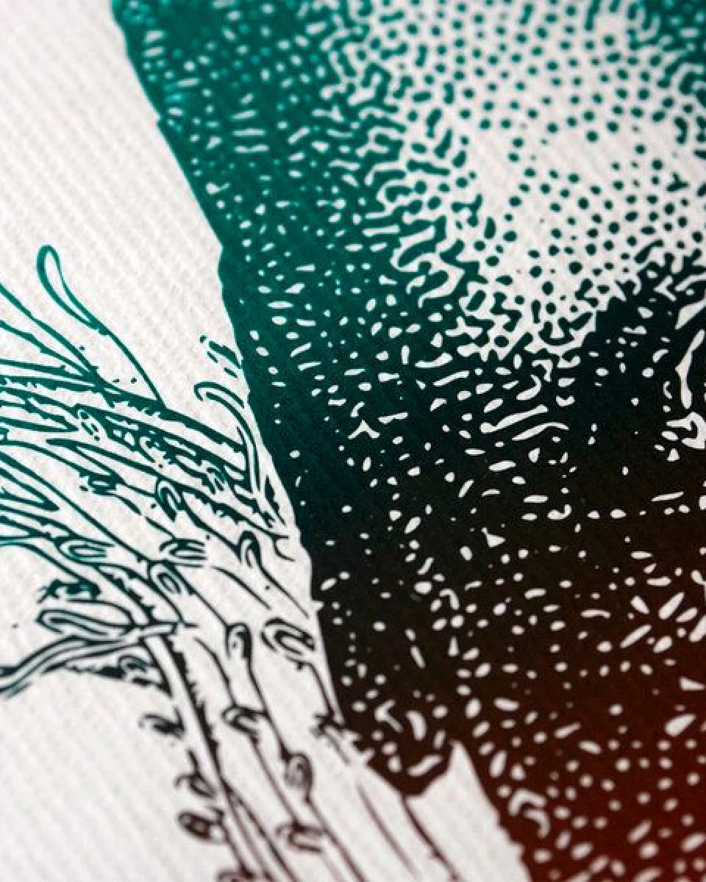 HANDGEDRUCKT "Viva la Fantasia" A2 Hand-Siebdruck-Poster – Ansicht 2