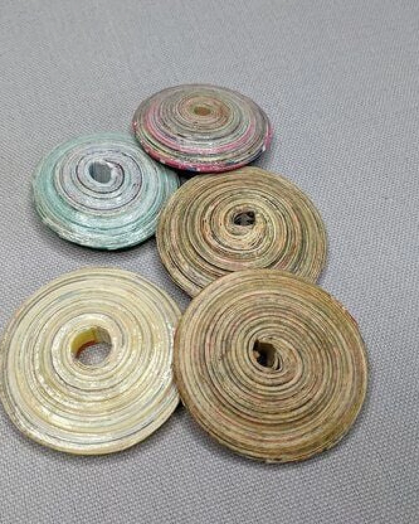 PEARLS OF AFRICA Schicker Perlenanhänger aus Recyclingpapier "BARBARA" – Ansicht 3