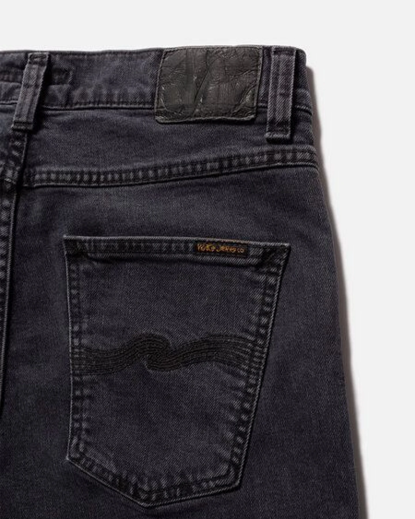 Nudie Jeans Jeans - Lean Dean - aus einem Baumwoll/Elastan Mix – Ansicht 2