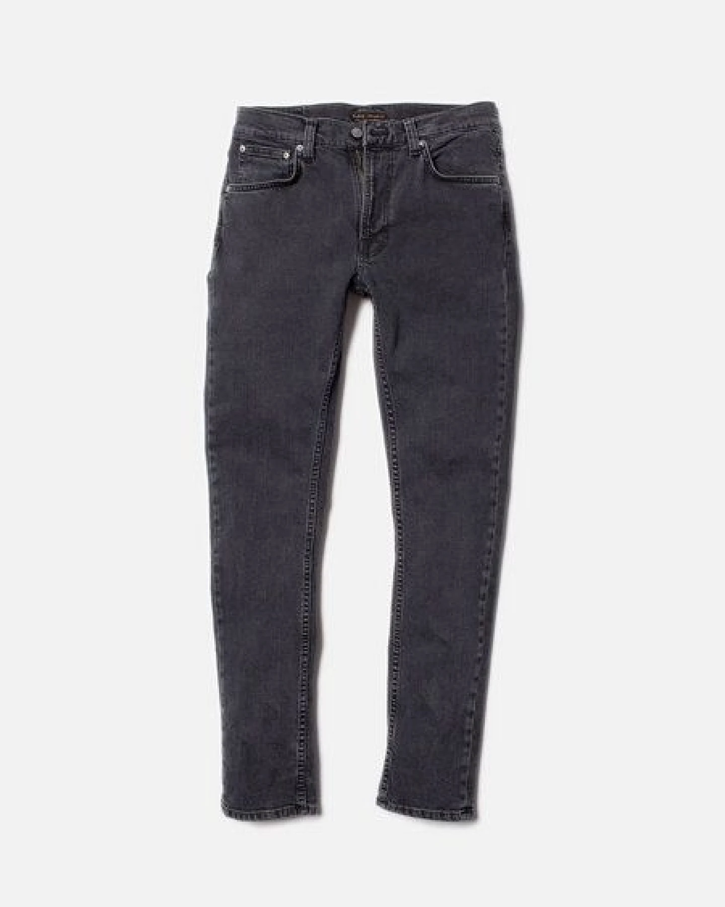 Nudie Jeans Jeans - Lean Dean - aus einem Baumwoll/Elastan Mix – Ansicht 3