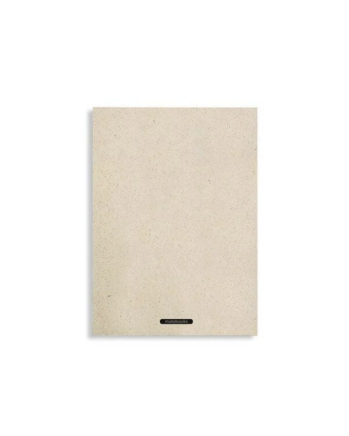 matabooks® Nachhaltiges A5 Notizbuch/Tagebuch/Schreibblock aus Graspapier – Nava