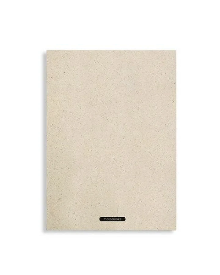 matabooks® Nachhaltiges A5 Notizbuch/Tagebuch/Schreibblock aus Graspapier – Nava