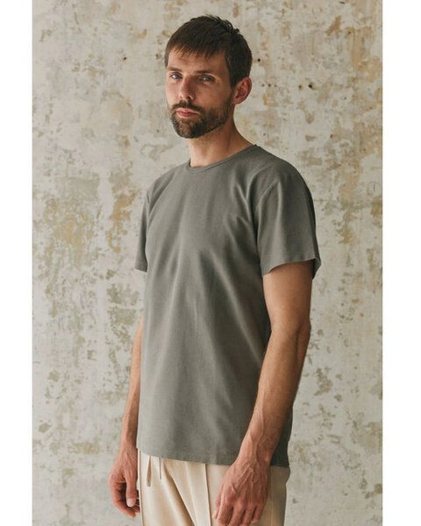 About Companions Basic T-Shirt LIRON aus Bio-Baumwollpiqué – Ansicht 3