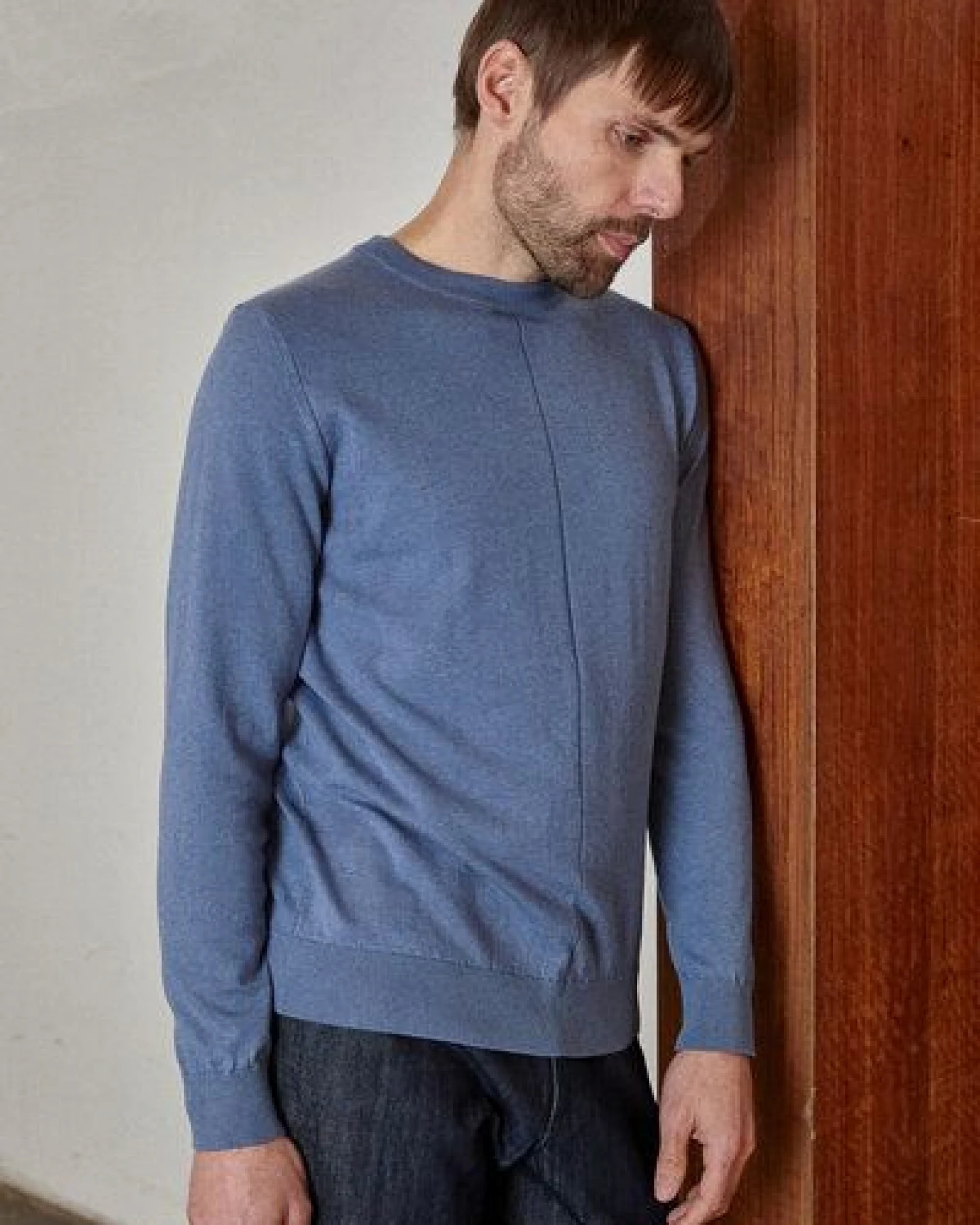 About Companions Klassischer Strickpullover MILO aus Bio-Baumwolle – Ansicht 3