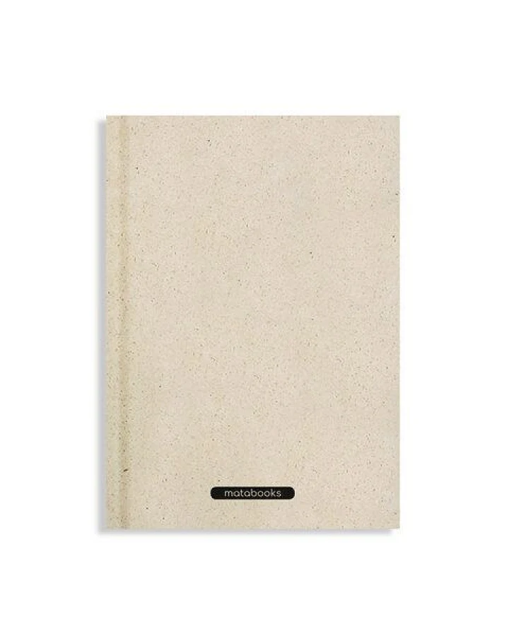 matabooks® Nachhaltiges A5 Notizbuch/Tagebuch/Skizzenbuch aus Graspapier – Jana