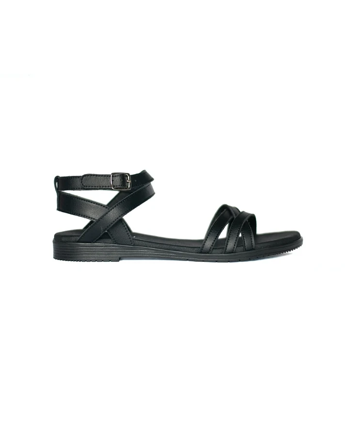 FAIRMA ETHICAL DESIGN Damen vegan Sandalen Ogo Schwarz