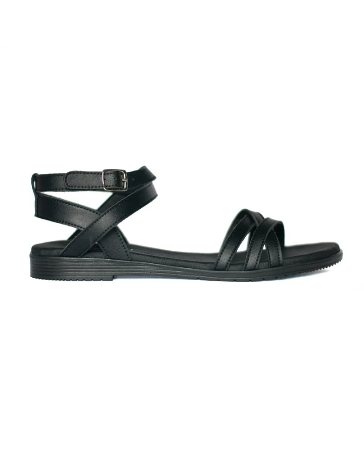 FAIRMA ETHICAL DESIGN Damen vegan Sandalen Ogo Schwarz
