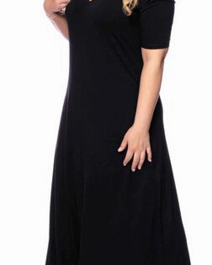 Ingoria IRA Basic Maxikleid kurzarm