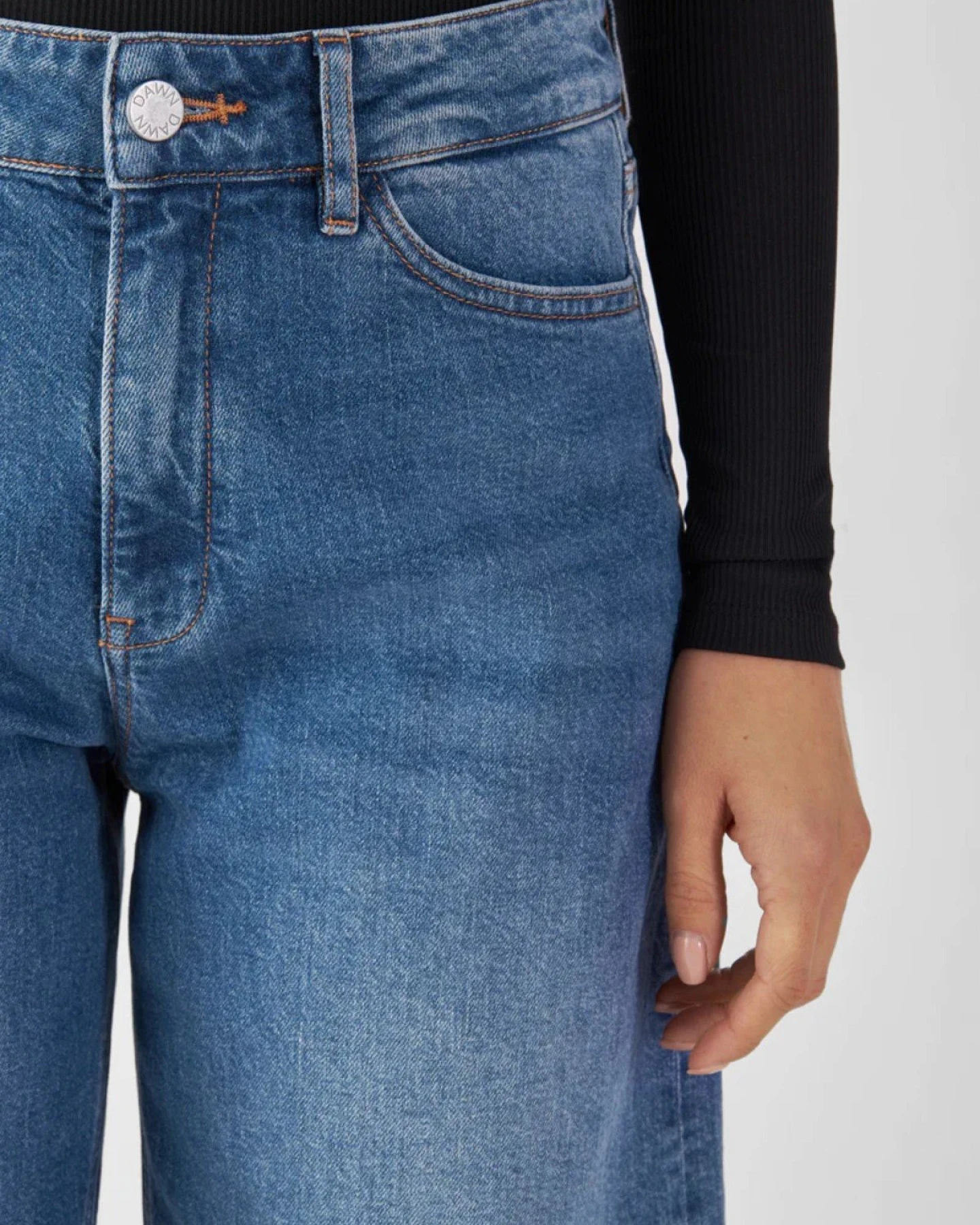 Jeans Ash Barrel Medium Blue – Ansicht 5