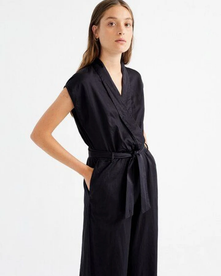 thinking mu Malawi Jumpsuit Black