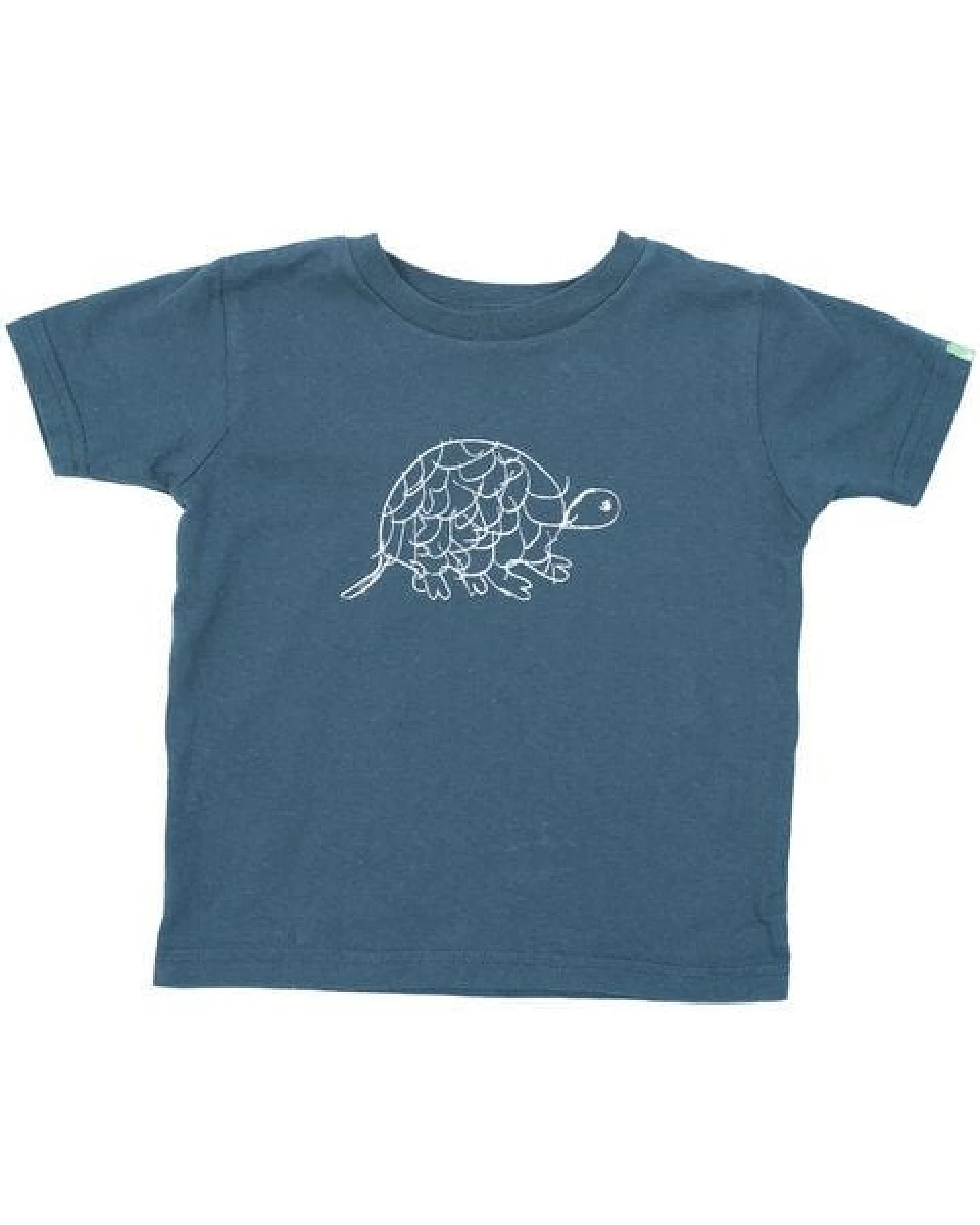 Kipepeo-Clothing Kinder T-Shirt aus Bio-Baumwolle TORTOISE Dunkelgrün. Handmade in Kenya – Ansicht 3