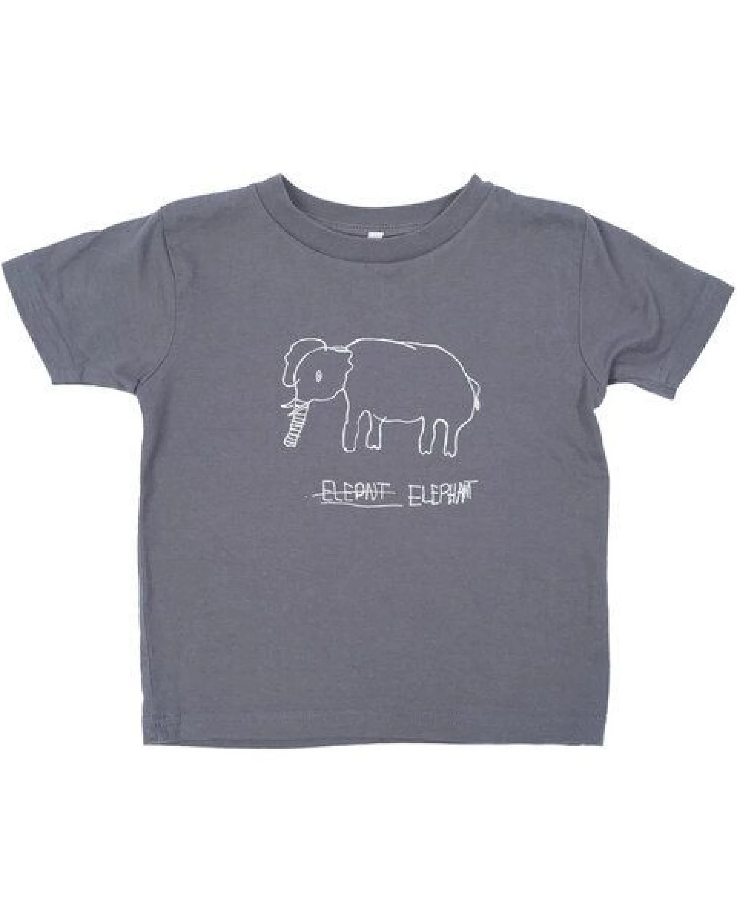 Kipepeo-Clothing Kinder T-Shirt ELEPHANT Dunkelgrau. Made in Africa – Ansicht 2