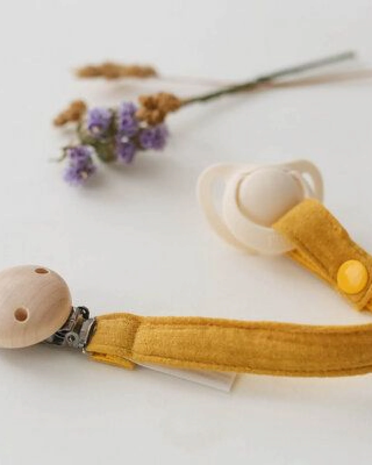 Musselin Schnullerband in 11 Farben – Ansicht 4